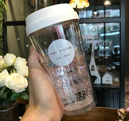 Vaso de café doble portátil
